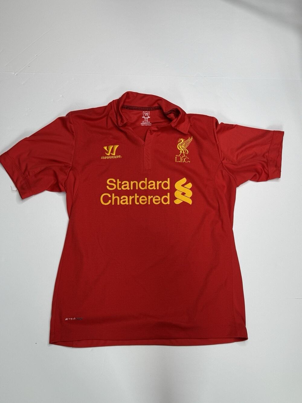 Warrior Liverpool FC 2012/13 Home Jersey Suarez 7 Red Soccer Shirt S
